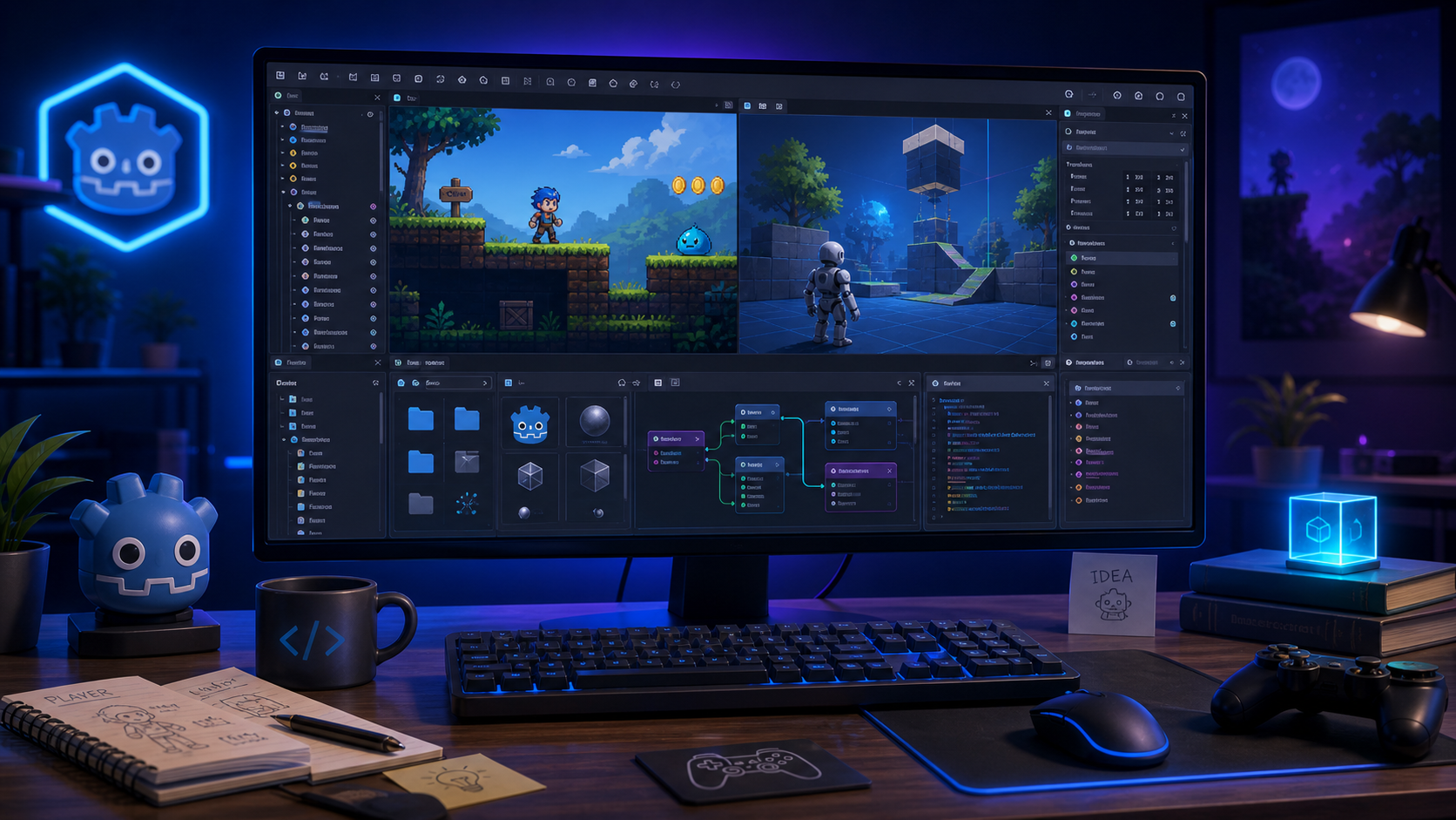 Godotの始め方: Godot 4の導入と最初の設定