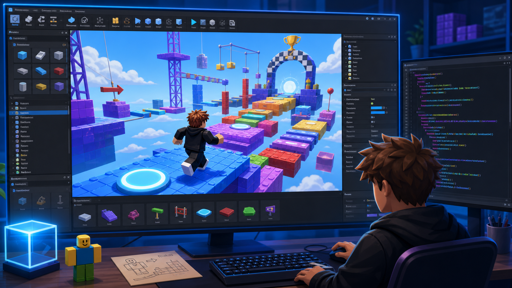 Roblox StudioでObbyゲームを作る入門